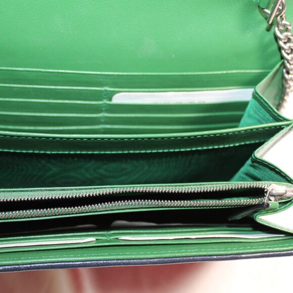 GUCCI NEW CANVAS GG Red Pink Marmont Wallet WOC Crossbody Shoulder Bag 474575 - Picture 6 of 9